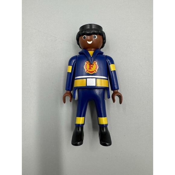 Playmobil Firemen Lot Of 3 Figures Fire Men - Picture 7 of 10